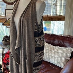 Stylish Muted Color open front Vest